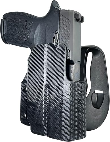 Black Scorpion Gear OWB Kydex - Funda para remo Sig P320 Compact con TLR-7A