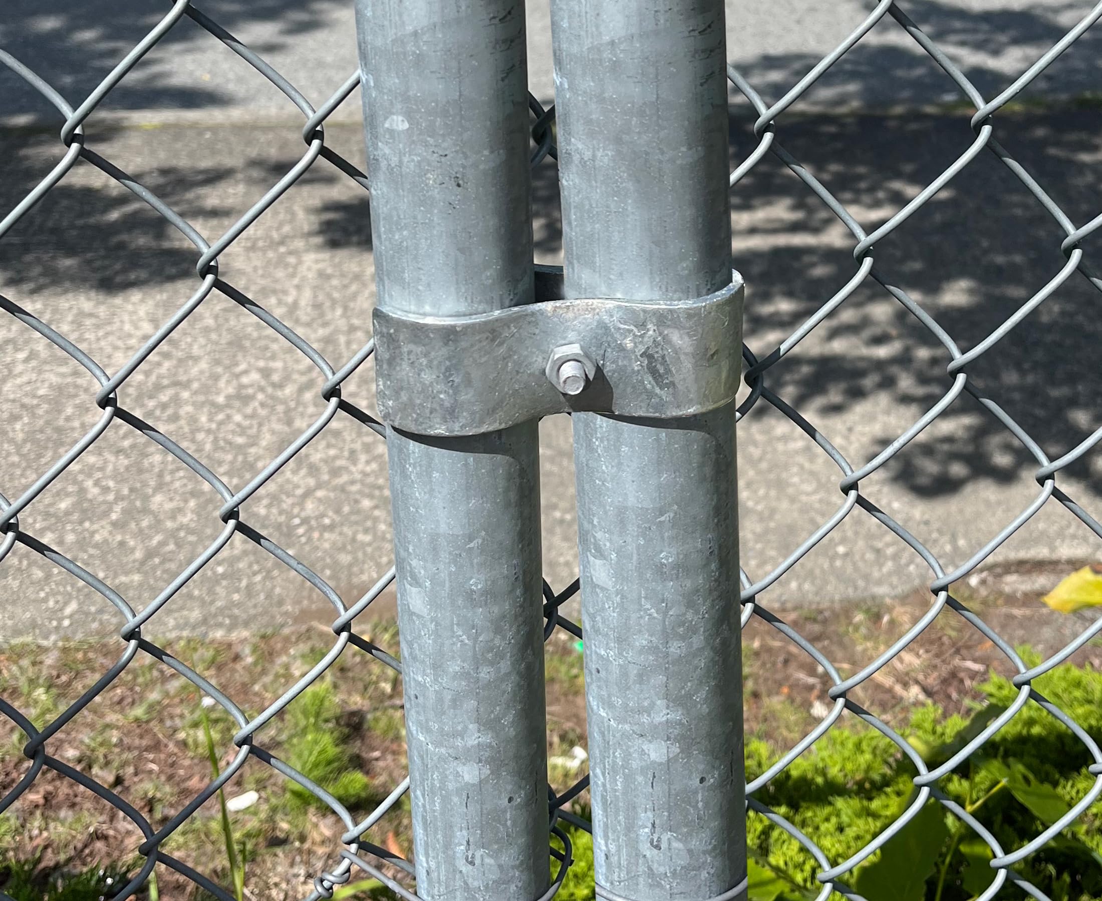 Pince En T Galvanisée Pour Rail Clôture - Lot De 6 - Pour Tuyaux 1-3/8" Ou 1-5/8"