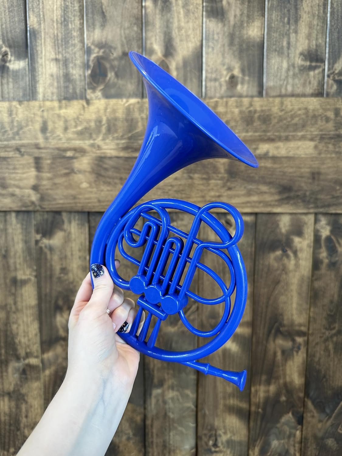 Blue French Horn/HIMYM/Prop Replica/Proposal Prop/Pop Culture Reference (12 in Fully 3D)