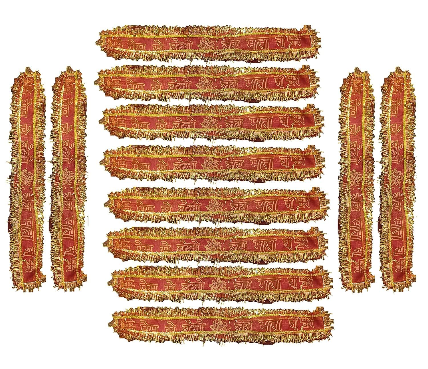 G_G_MART_|| RED||Navratri Special MATA Chunri Chunni Kanya Bhoj Oodhni Dupatta Shrawali MATA Laxmi MATA Durga Laxmi Ganga Navrati Festival Dupattas || Style 15 ||