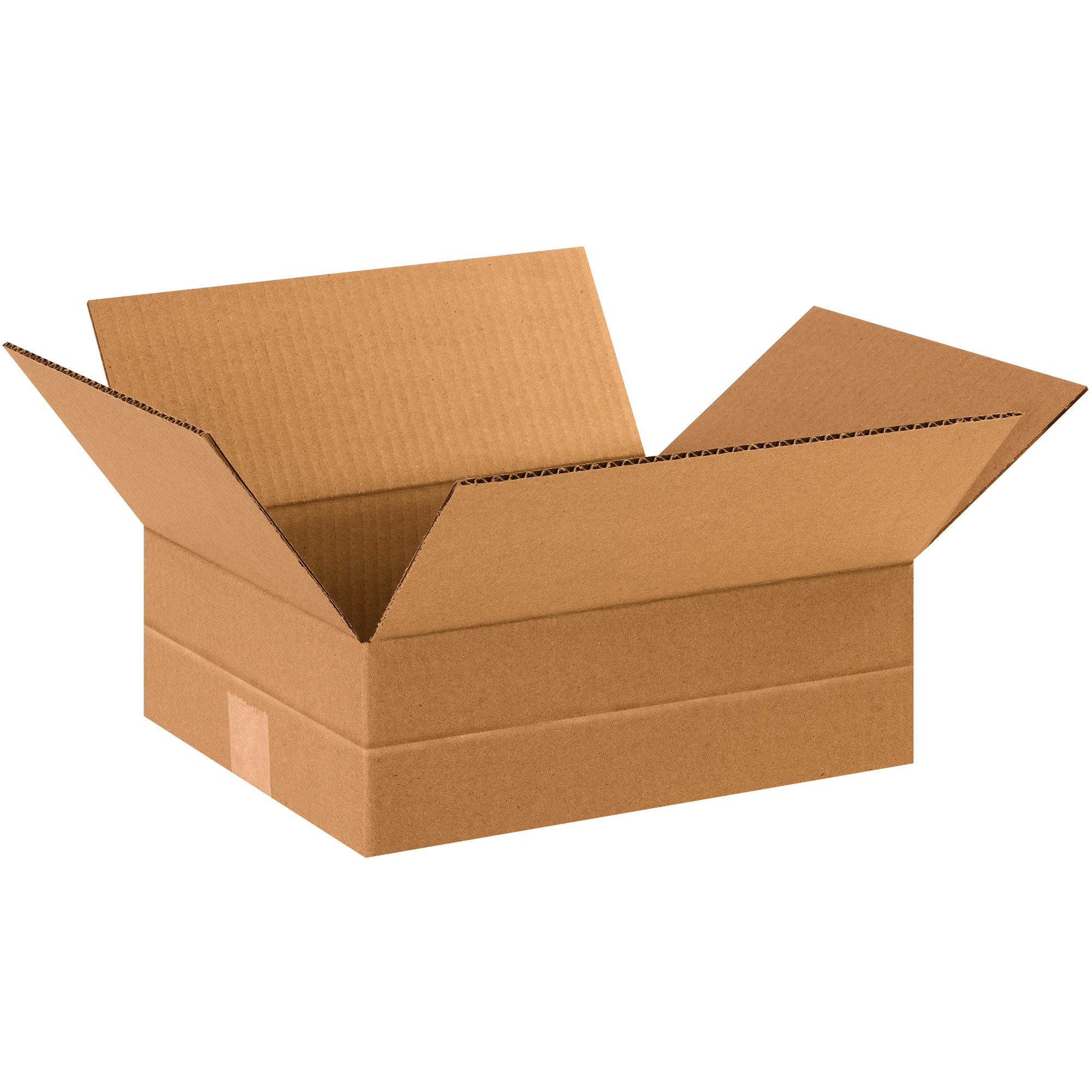 BOX USA Shipping Boxes Multi-Depth 12"L x 10"W x 4"H, 25-Pack | Corrugated Cardboard Box for Packing, Moving and Storage