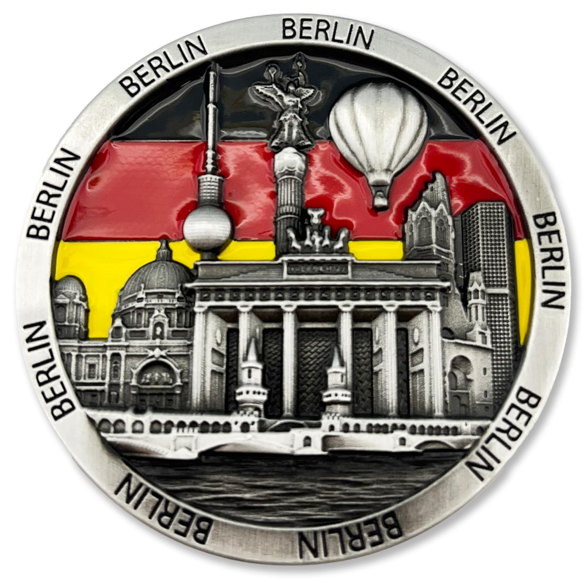 United1871 Metal Magnet Berlin Typical Capital Souvenir Fridge Magnet Designed in Germany