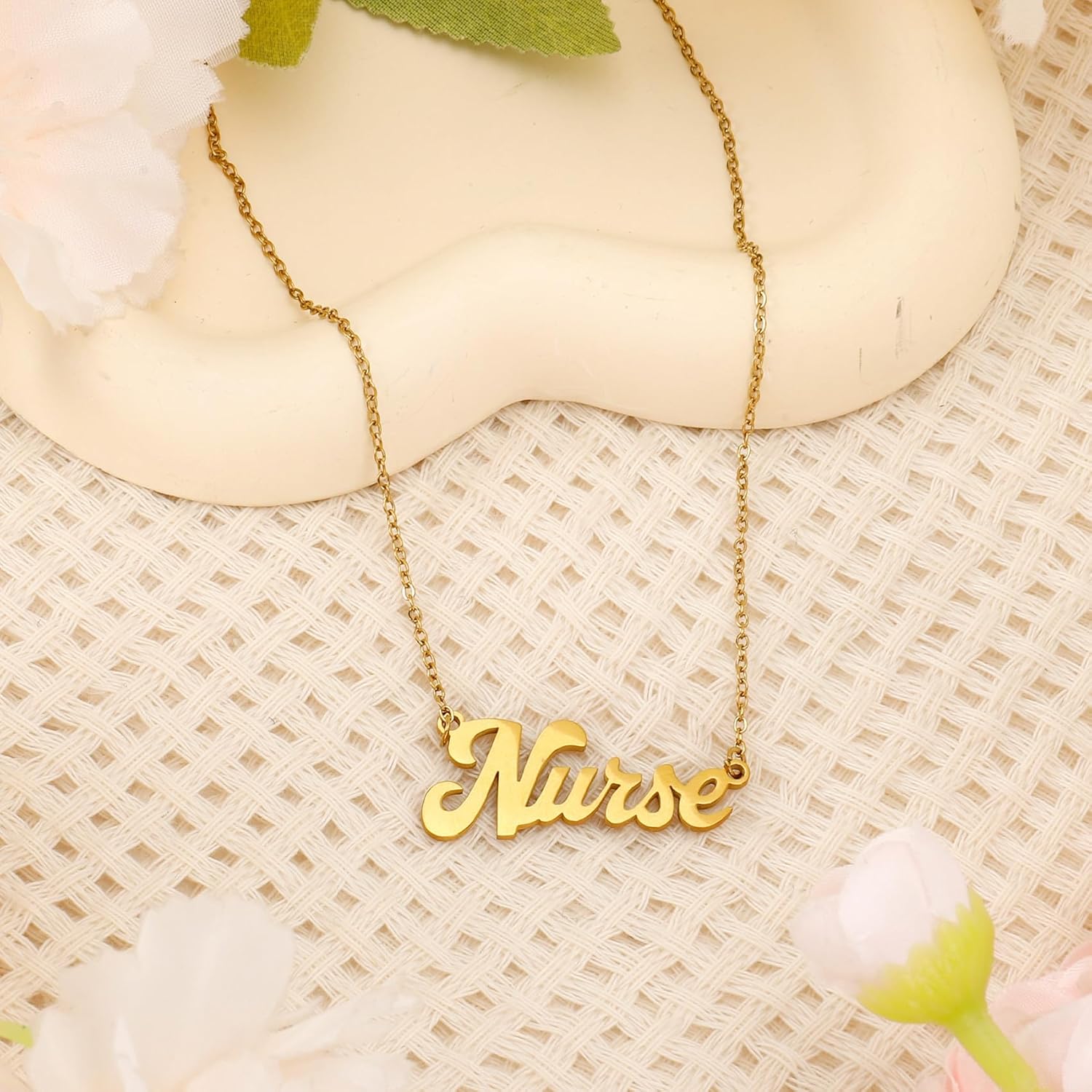 Nurse Gifts for Women Registered Nurses Practitioner Gifts Nurse Accessories for Work Essentials Female Christmas Graduation Appreciation Thank You Nurses Week Stocking Stuffers Necklace - Image 4