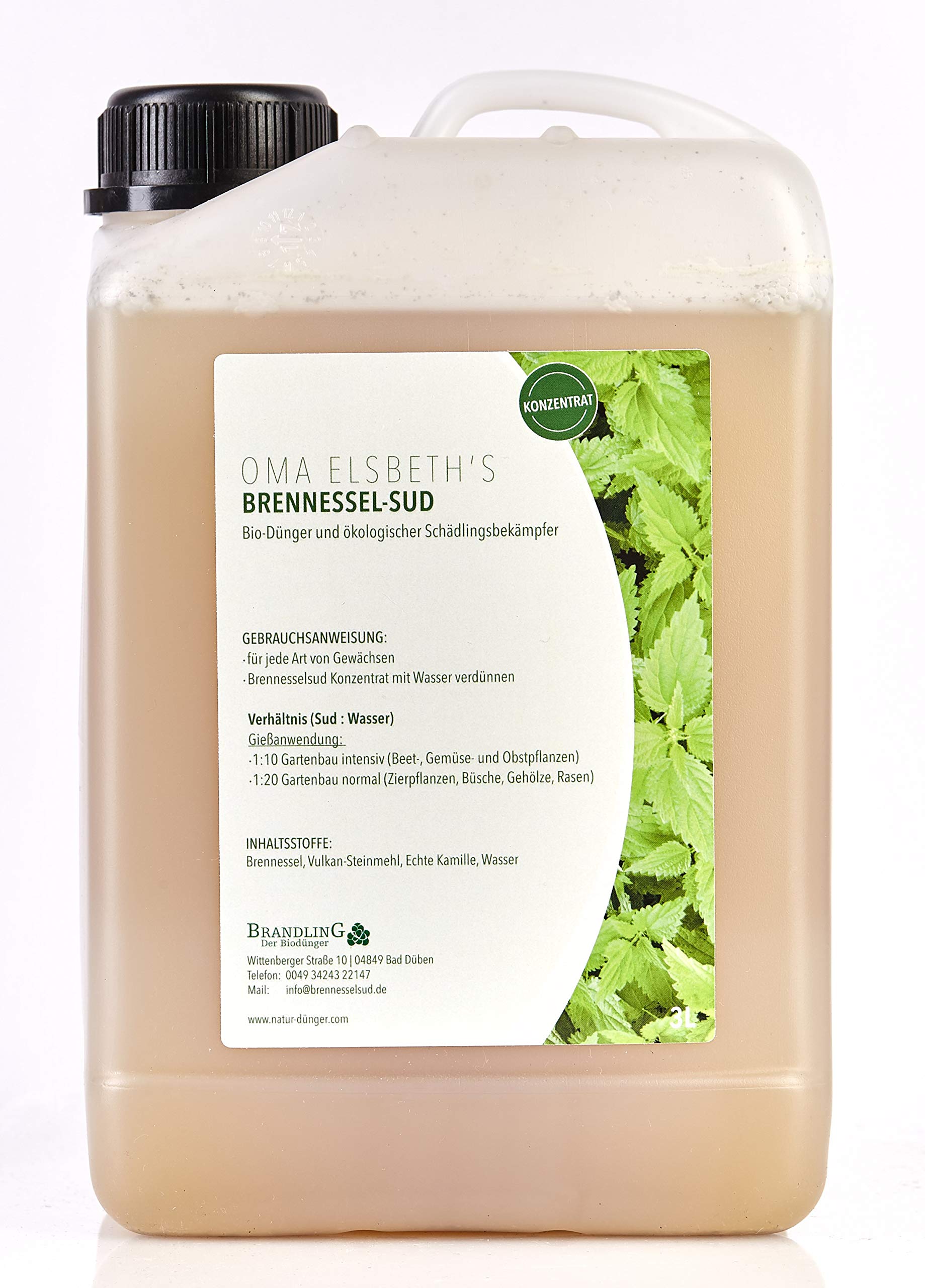 Brennesseljauche/Brennesselsud (3Liter) : Amazon.de: Garten