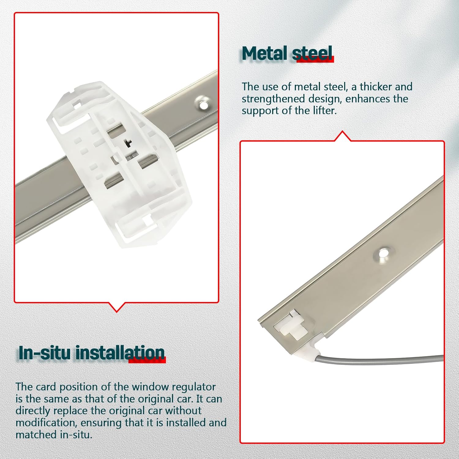 FINDAUTO Power Window Regulator Rear Right Passenger Side fit for 2007-2018 for Jeep Wrangler,2018 for Jeep Wrangler JK 748-911 Window Regulator and Motor Assembly with Motor