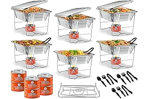 Disposable Silver Buffet Server