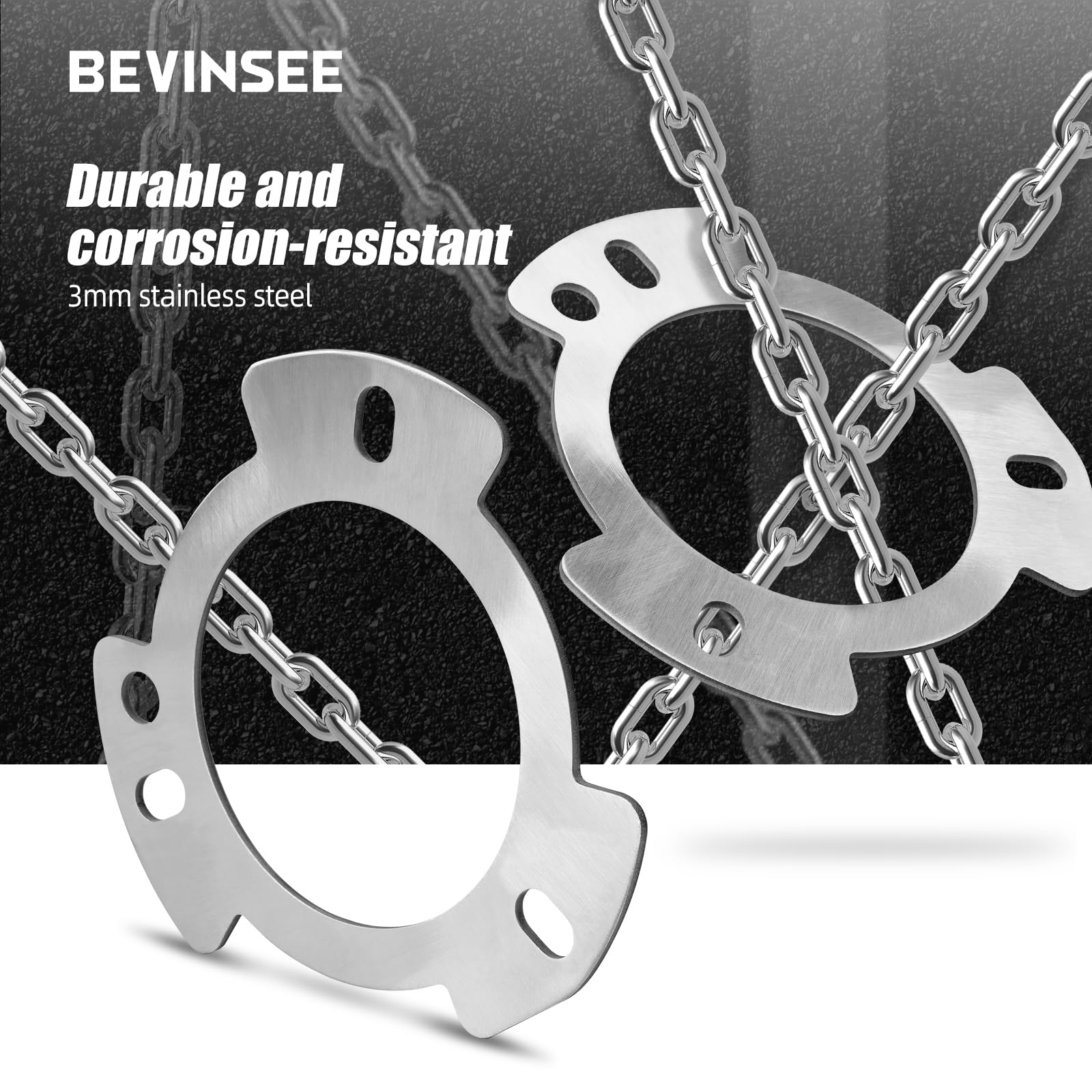 Bevinsee Refuerzo de torre de puntal delantero compatible with E46 323i 325i 328i 330i