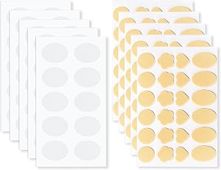 370 Pcs Earrings Support Pads, Ear Lobe Support Patches Earring Protectors, Breathable Large Earring Stabilizers Earrings Support Patches for Heavy Earrings Long Time Wear Earrings