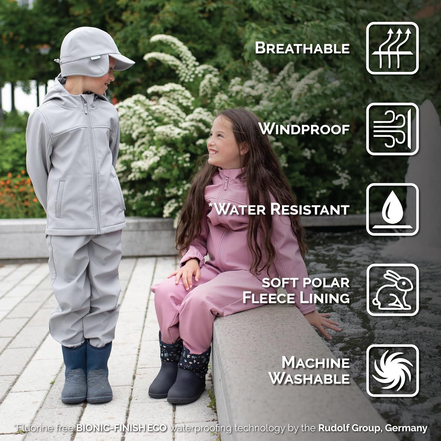 JAN & JUL Lightweight Running Pants for Toddlers and Kids