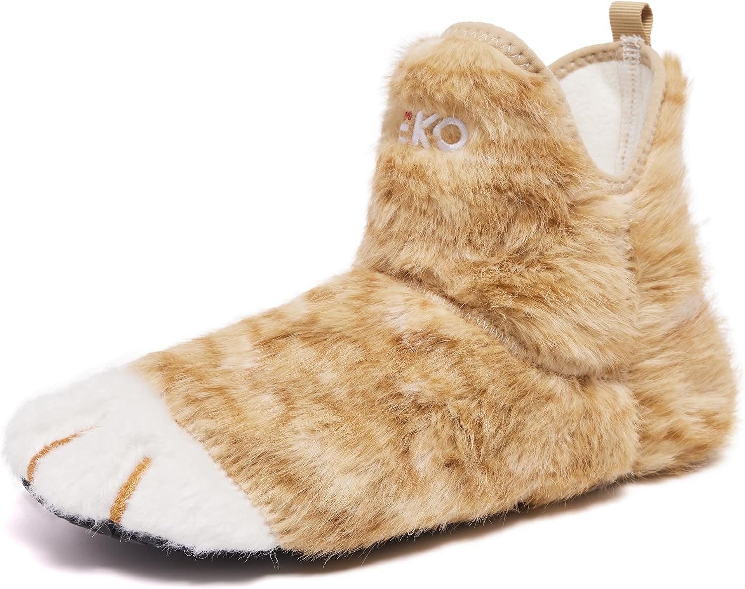 UUBARIS Bootie Slippers for Women Men Furry Warm House Sock Shoes For Indoor Outdoor Travel