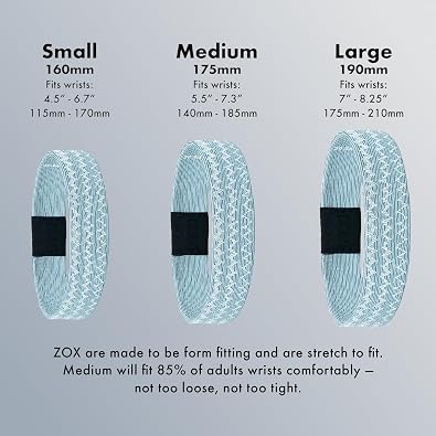 ZOX Interactive Bible Verse Bracelets Rise Again | Compatible with iPhone & Android, Scan for Daily Scripture, Stretchy Elastic Wristband, Fun Gift for Men, Women & Teens (Large)