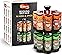 Schwartz Rotating Spice Rack | Space Saving | Perfect Gift Set | Includes 16 Herbs and Spices Jars for your Favourite...