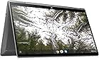 HP Chromebook X360 14c-ca0003na 14 Inch Full HD Touch-screen Display, (Silver) (Intel Pentium Gold 6405U, 4 GB RAM, 64 GB eMMC, 100 GB Google One, 1 Year Subscription Included)