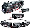 Toy Light Battery Rail Train Set 23 Pieces - Passenger Train with 3 Different Rail Models