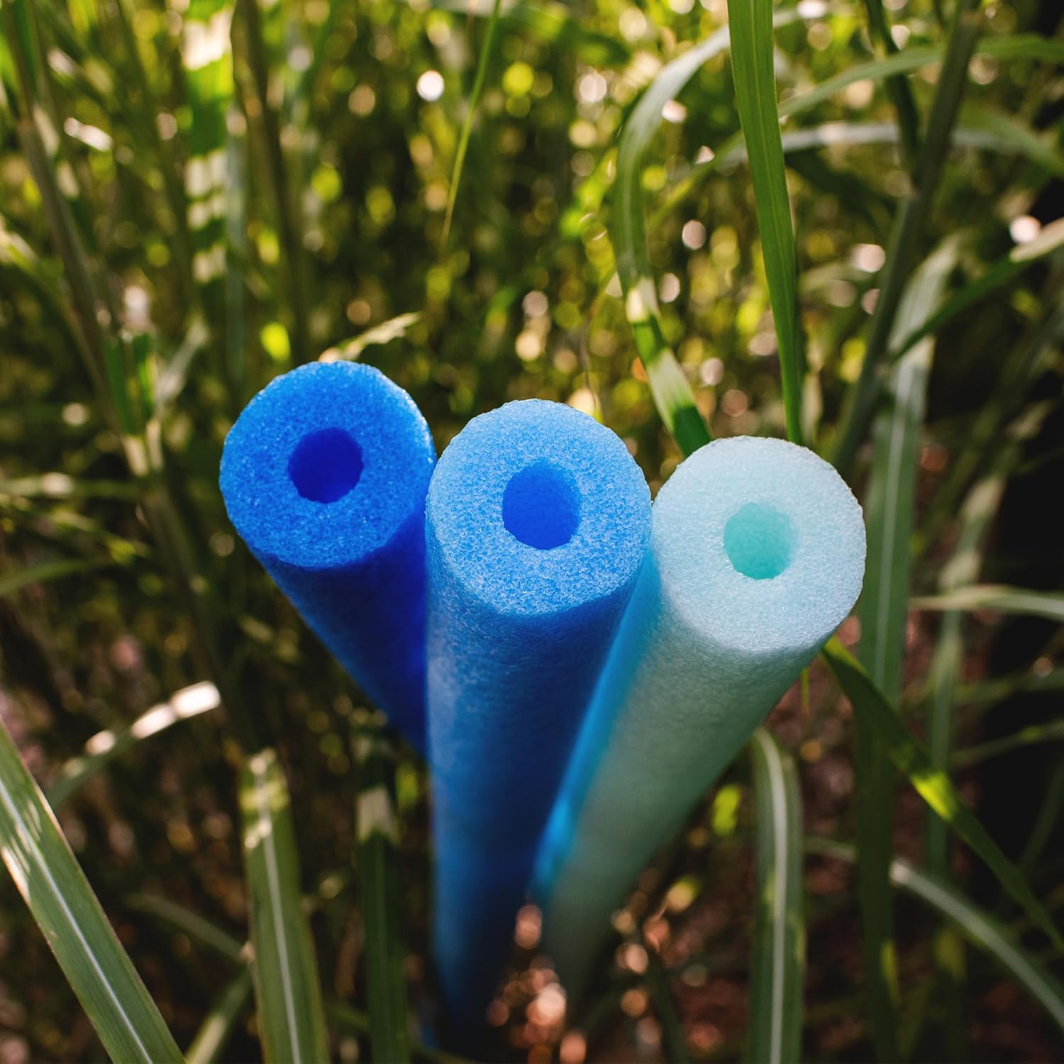 Big Joe Swim Noodle 40 Pack Foam Pool Noodles, Assorted Blues, 4 feet, 50" L x 2.25" W x 2.25" H Each