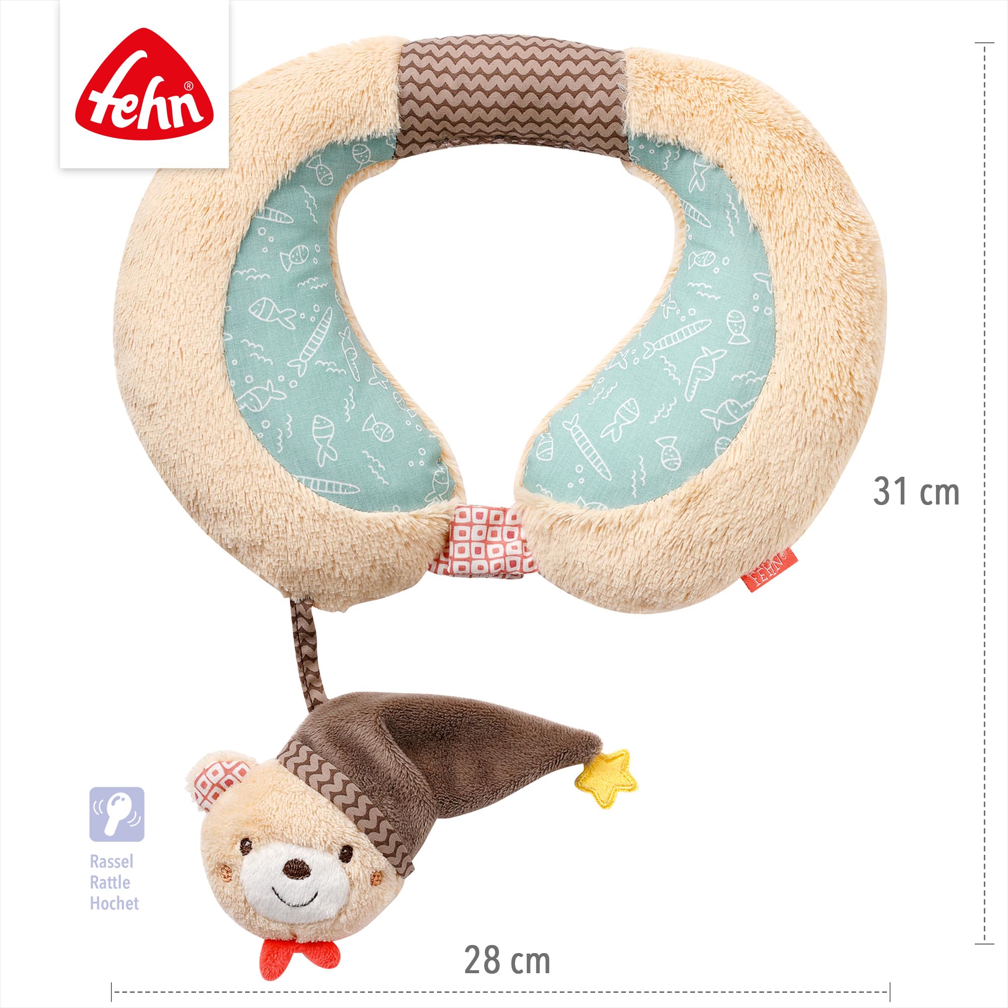 Coussin Nuque Chauve-souris Bébé - Appui-tête Ergonomique | Voiture & Poussette