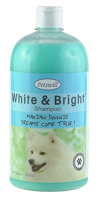 Petswill White & Bright Shampoo 1 Litre for Dogs and Cats