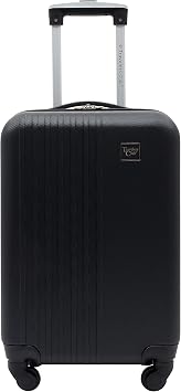 Travelers Club Cosmo Luggage, Black-20, 20-Inch