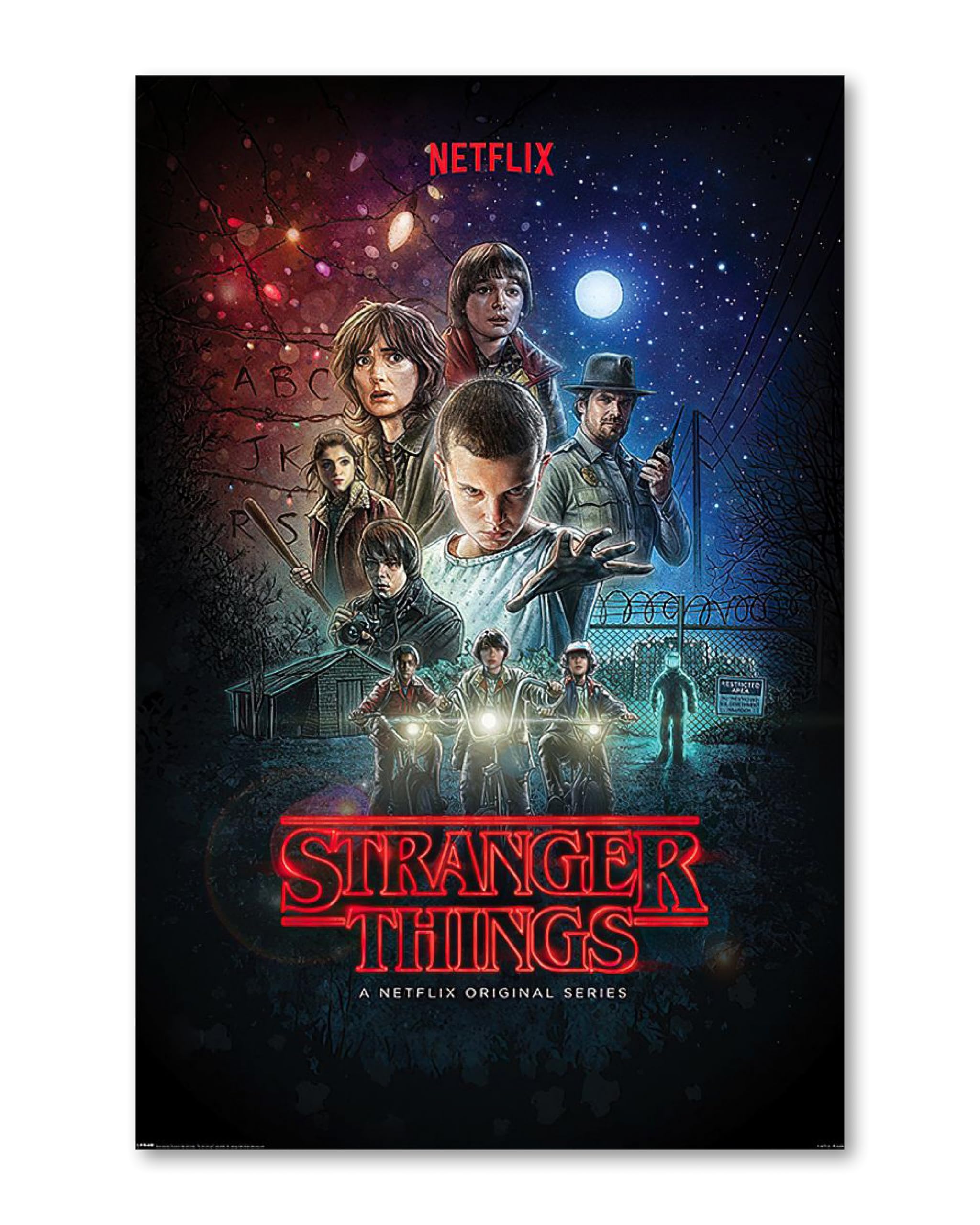 Pyramid International Stranger Things Poster Set 5er – Alle 5 Staffeln als Plakate | je 61 × 91,5 cm – Retro-Look für Nerd-Wall, Gaming-Room & Home-Cinema