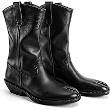 LACIKOSZ Womens Tabi Foldable Mid Calf Boots