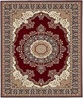 Tapete Passadeira Persa Boho 67,5x129cm - Estampa Oriental Premium, Antiderrapante e Lavável - Ideal para Corredor, Beira de Cama e Hall - Clássica e Resistente - Vermelho