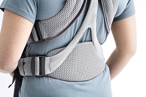 Miniatura 10 de BabyBjörn Portabebés libre, malla 3D, beige gris (gris beige)