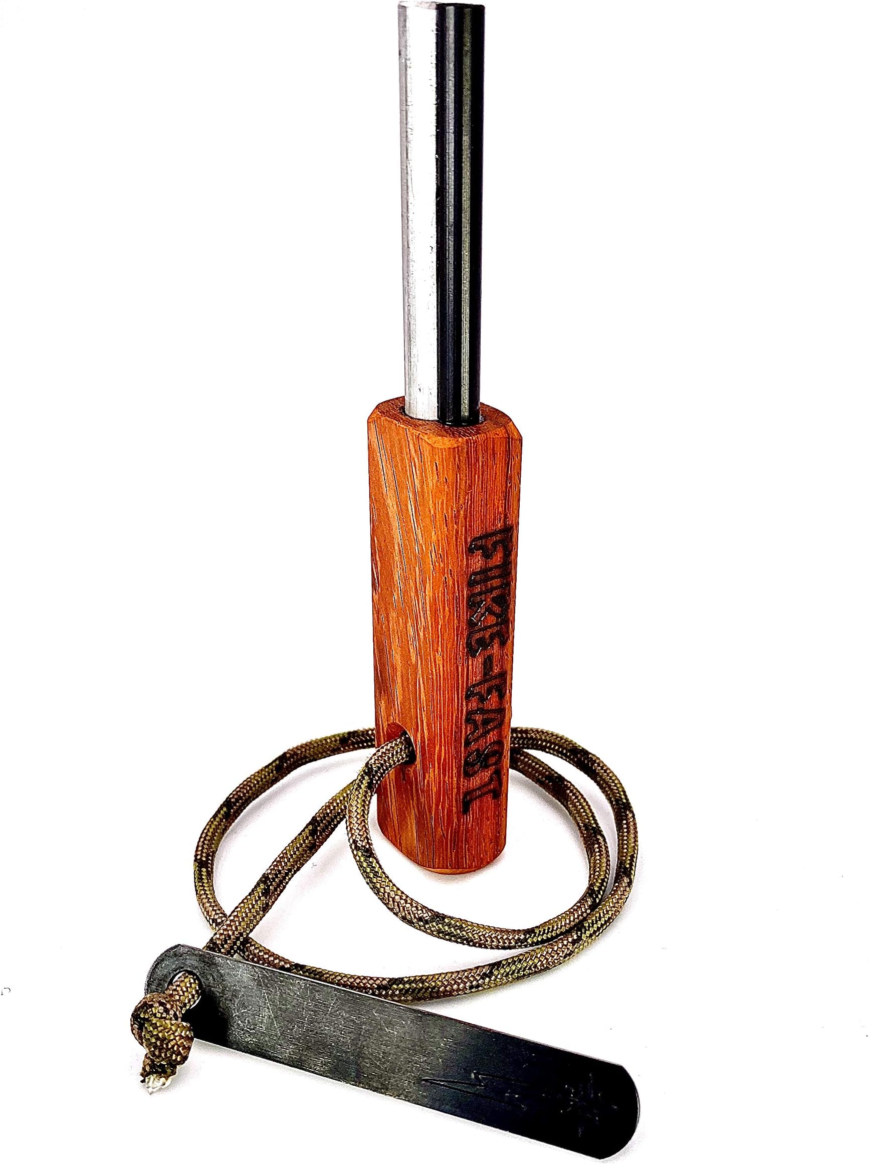 Fire-Fast Survival Gear Fire Fast Fire Fly. European Fire Steel Ferro Rod and Magnesium. Compact Feather Weight Emergency Fire Starter for Camping, Backpacking, Hiking.