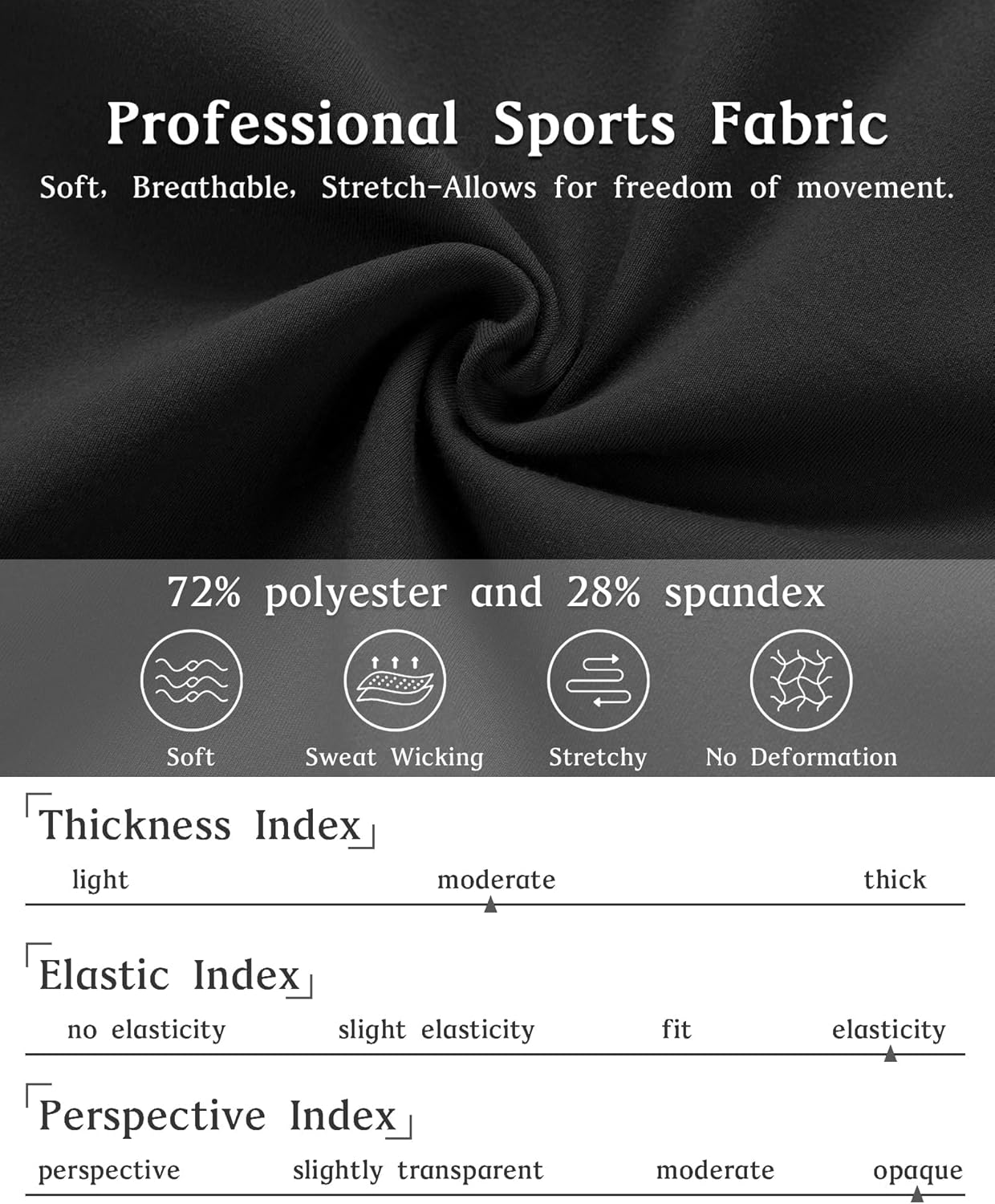 KOWBEAR Womens Yoga Leggings 4-Way Stretch High Waisted Tummy Control Pant with Pocket Workout Athletic Gym Casual Pants