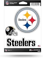 Vista 20 de Rico Industries NFL Football Triple Spirit Stickers Hoja de calcomanías triples