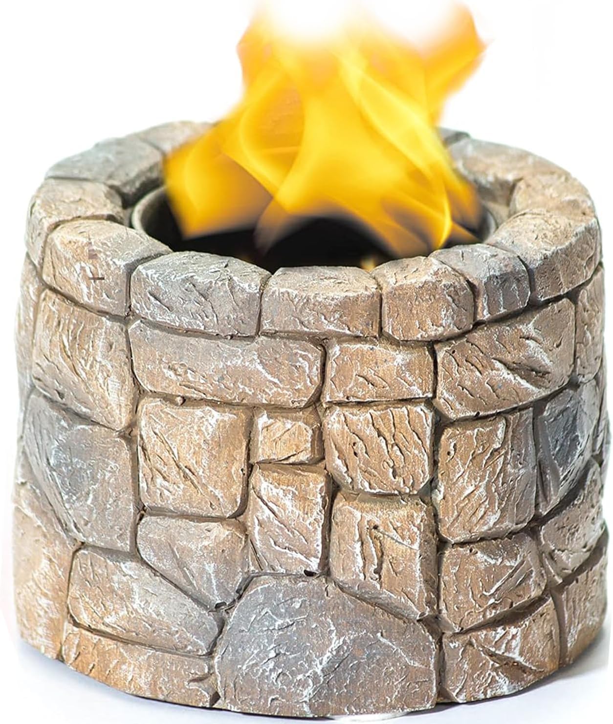 Roundfire Tiki 2 Tabletop Fire Pit Ethanol Fire Pit, Fire