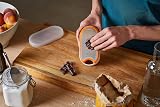 Fiskars Box Grater, With Container, Dimensions: 16.8 x 9.0 cm, Metal/Synthetic Material, Functional Form, 1019530 - 7
