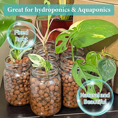 Miniatura 6 de Legigo Guijarros de arcilla Leca orgánica de 15 libras para plantas, bolas de leca 100% naturales de 0.16 a 0.63 pulgadas para plantas de interior,