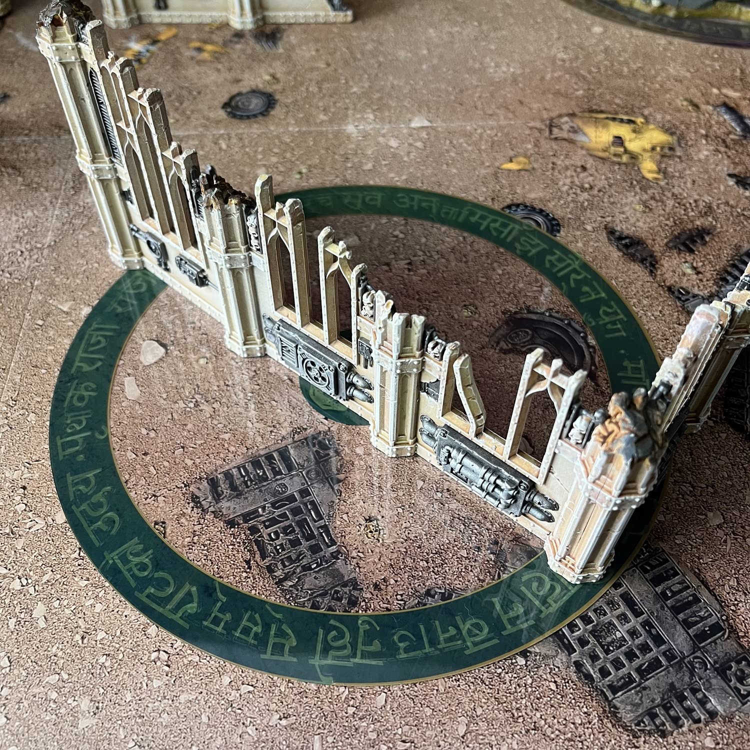 Jucoci Set di 6 marcatori per obiettivi, compatibili con Warhammer 40k WH40k Wargame (Miniatura Non Inclusa)