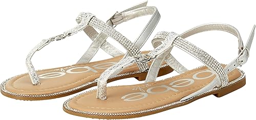 Miniatura 4 de bebe Sandalias para niña Sandalias de serpiente tachonadas con diamantes de imitación con medallón (niño pequeñoniño grande)