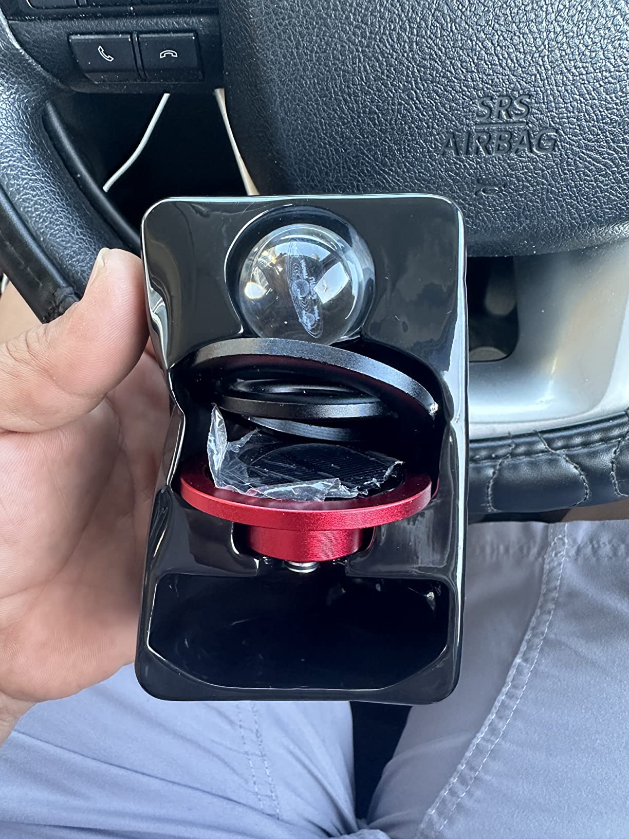 Kwak's Car Air Freshener Solar Energy Air Purifier for Car Interior