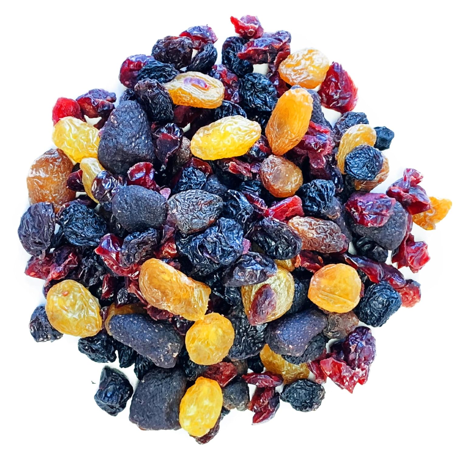 NY SPICE SHOP Happy Cherry Berry Trail Mix – 3 Pound Healthy Trail Mix – Mixture of Peanuts, Almonds, Pecans, Cranberries, Golden Raisins, Diced Papayas, Diced Pineapples, Dried Tart Cherries