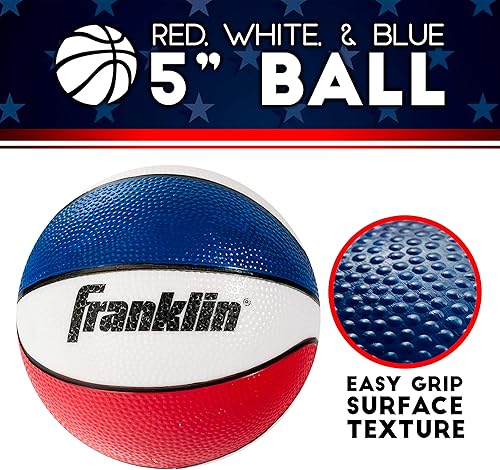Miniatura 46 de Franklin Sports Mini aros de baloncesto para interiores sobre la puerta y juegos de baloncesto, accesorio perfecto para dormitorio y oficina