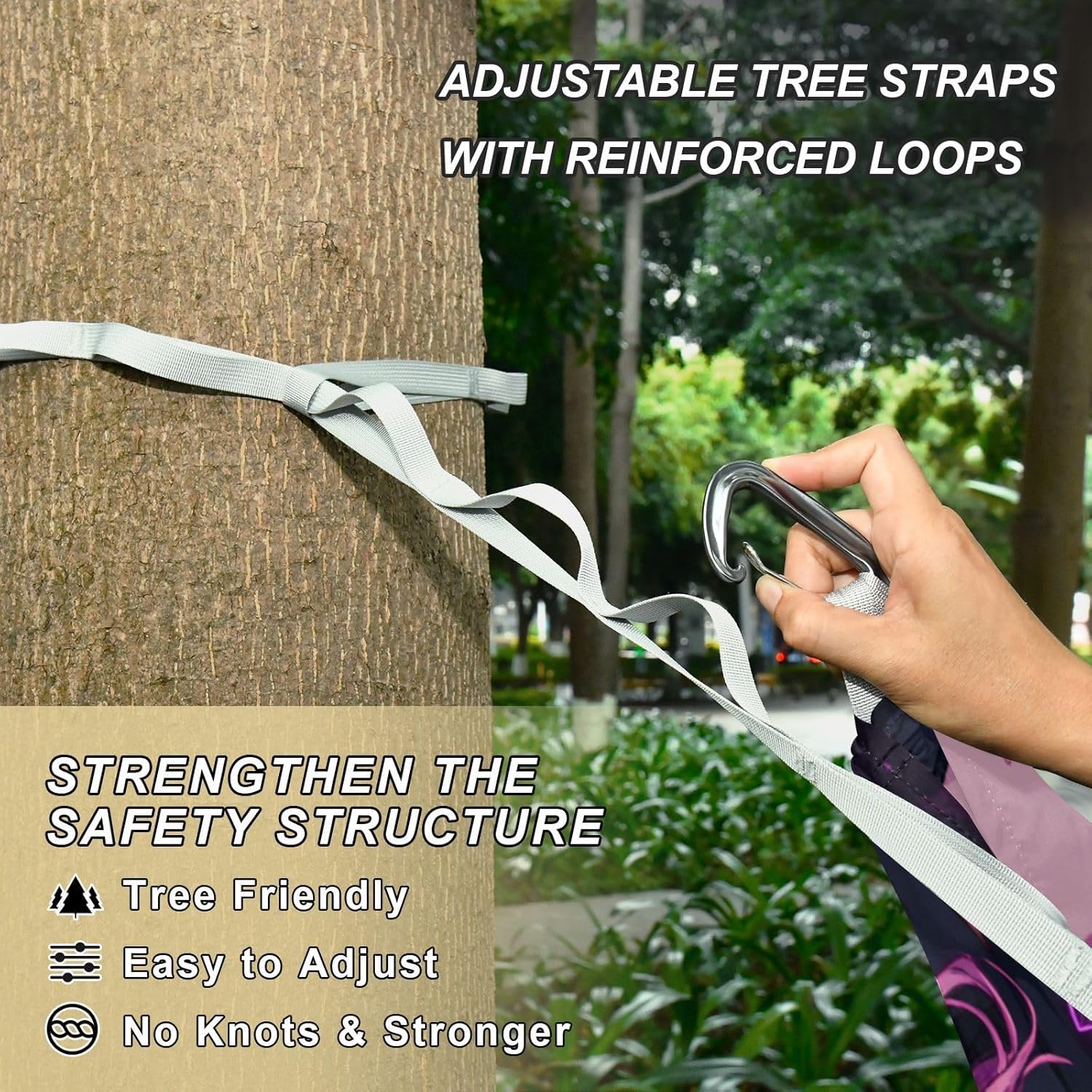 Butterfly Anime Girl Hammocks for Camping with Hanging Rope Backyard Hammock for Indoor Outdoor Patio