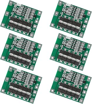 6pcs Enhanced 4S 40A 16.8V 18650 Lithium Battery Protection Board PCB BMS Charger Protection Circuit Balance Charging Module