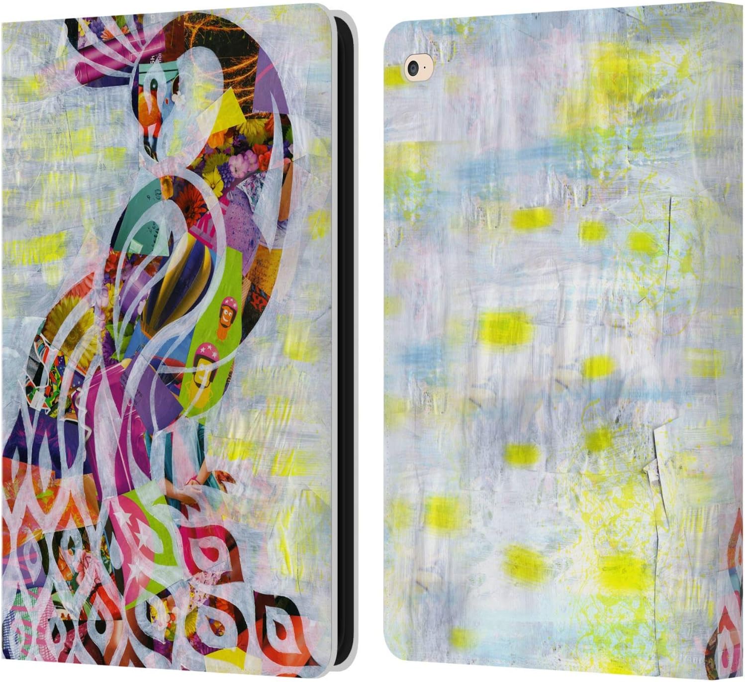 Head Case Designs Officially Licensed Artpoptart Peacock Animals Leather Wallet Case Compatible with Apple iPad Air 2 (2014)