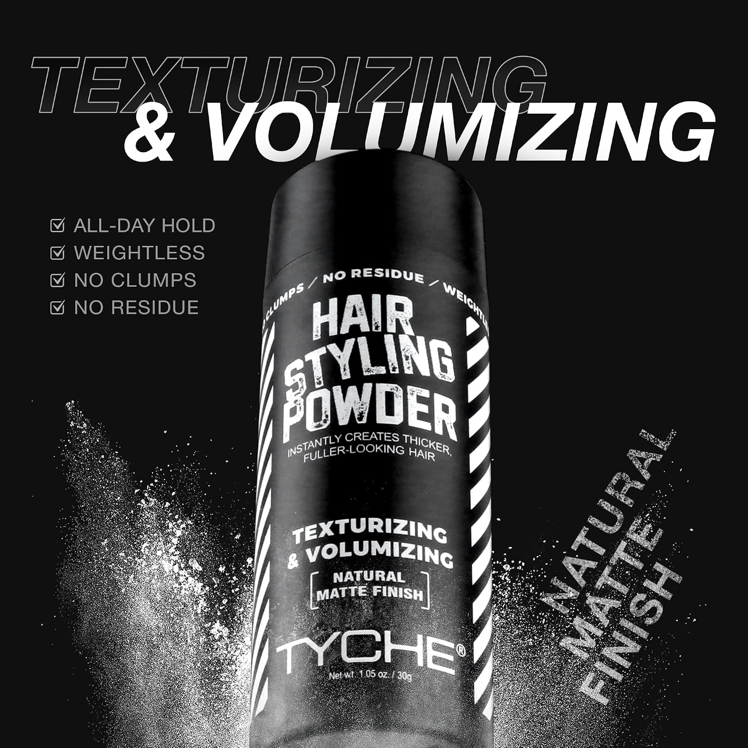Tyche by Nicka K New York Hair Texture Powder, Matte Finish
