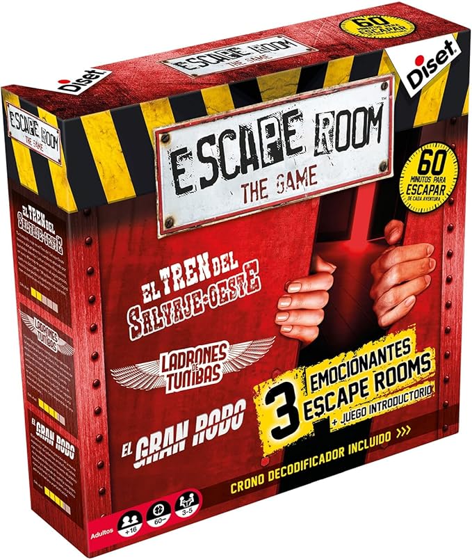 Diset - Escape Room New, Juego de mesa adulto recomendado a partir de 16 años. oferta Amazon