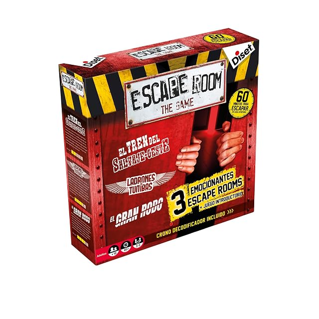 Diset - Escape Room New, Juego de mesa adulto recomendado a partir de 16 años