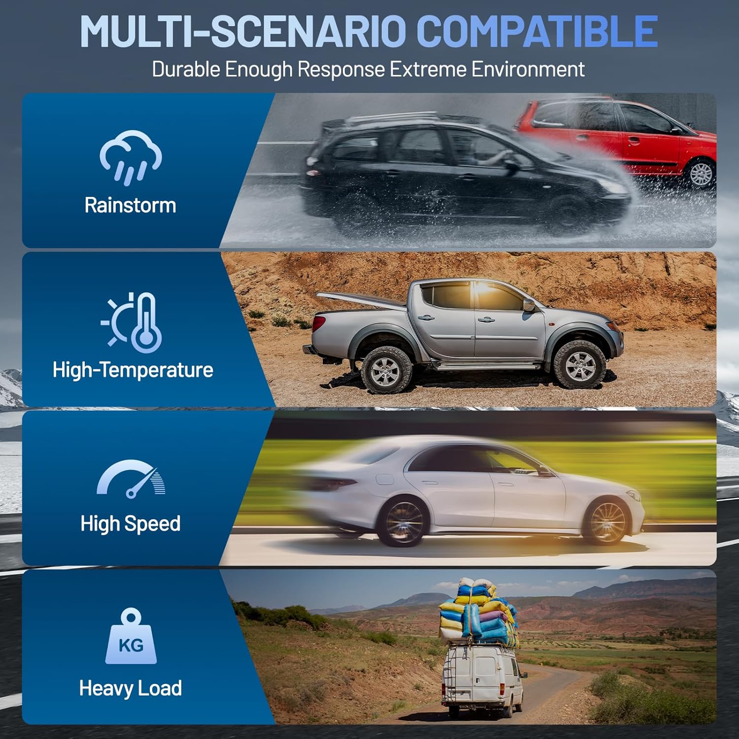 Upgrade TPMS Sensor DE8T-1A180-A for GM 315Mhz Tire Pressure Monitoring Sensor Compatible with Ford Fusion Mustang, Compatible with Lincoln Navigator, Compatible with Mercury Mariner (4 Pack)