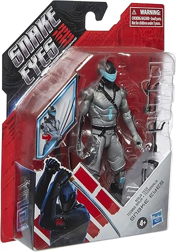Miniatura 7 de G. I. Joe Snake Eyes G.I. Joe Origins Ninja Tech Snakes Eyes figura de acción con divertida función de acción y accesorios, juguetes para niños a