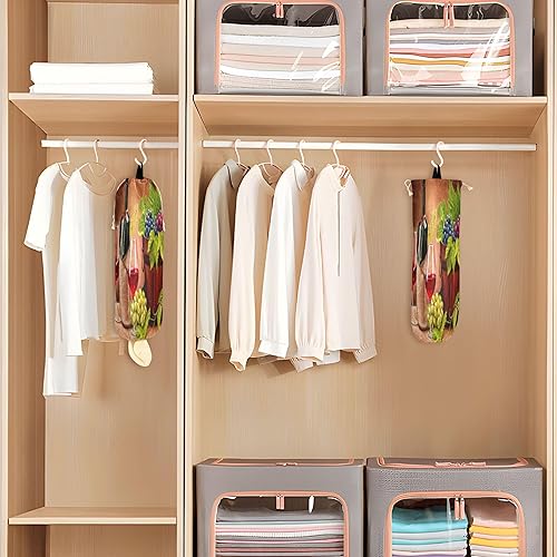 Miniatura 7 de KLL Soportes para bolsas de plástico reutilizables para bolsas de compras, organizador de plástico para montaje en pared, soporte para bolsas de