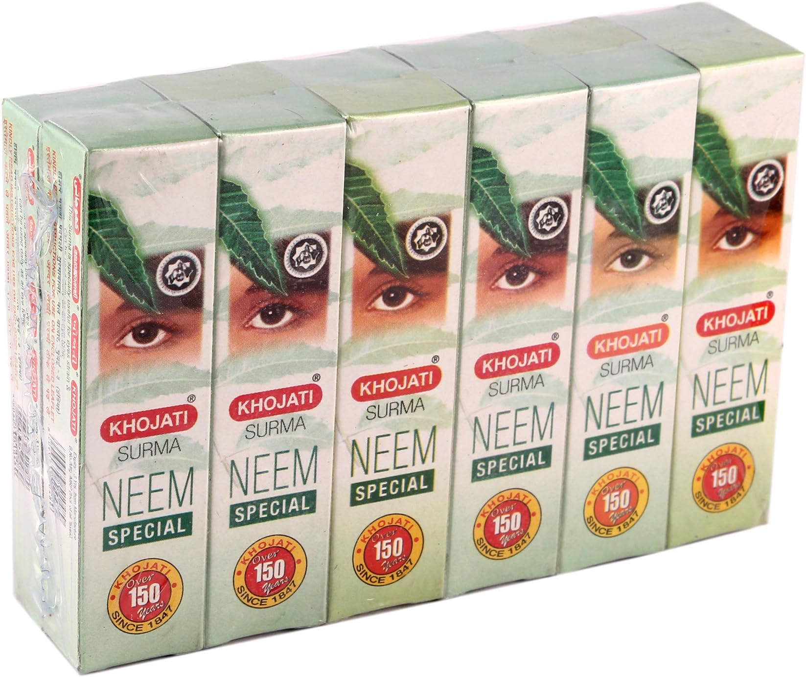 Khojati Surma Neem,1.25 g - Pack of 12