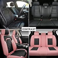 Vista 5 de BGYFDU02 - Juego completo de fundas de asiento de 5 plazas, tipo universal, adecuadas para la mayoría de automóviles, automóviles, SUV, camiones