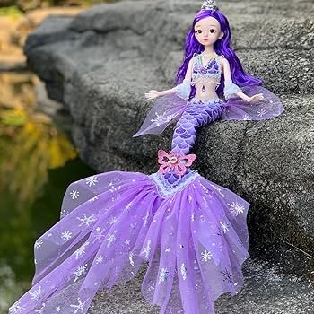 バービー人形　マーメイド　人魚　ファッションモデルコレクション バービー マーメイド ライラックカラーヘア ドール Barbie