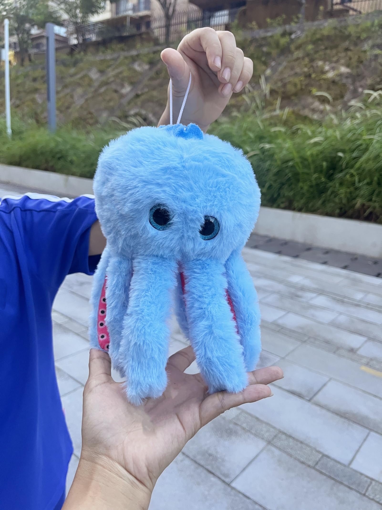 LIAOLI Italian Brainrot Plush Toys,Tralalero Tralala Toy Plushies Gift,Cute Stuffed Animal Figure Doll for Fans Kids Adults (Blueberryoctopus) - Image 2